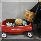 L05. Radio Flyer little red wagon. 